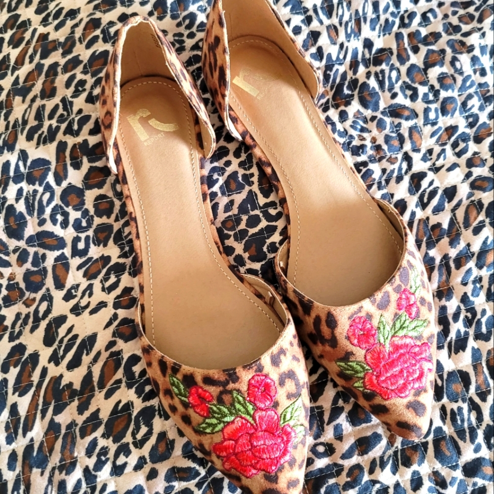 Animal Print Flats